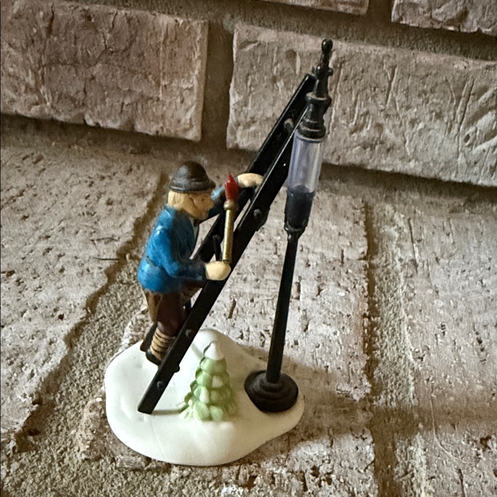 Department 56 Heritage Village Collection Lamplighter Accessory Set.Vintage